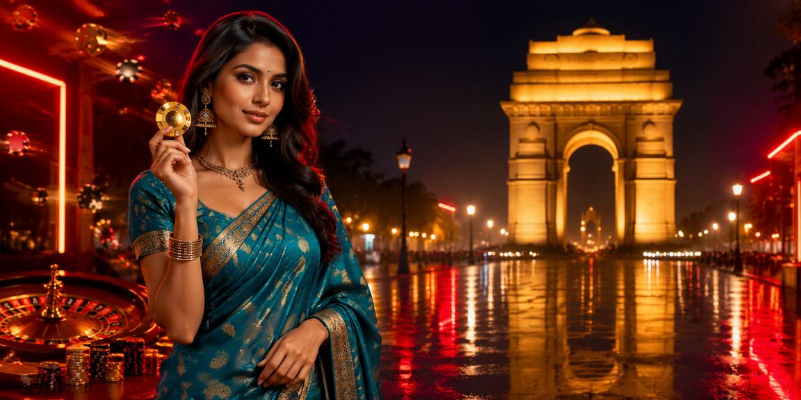 Indian players engaged in mobile betting at India Gate